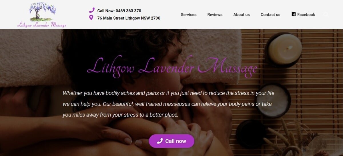 Lithgow based massage Therapist