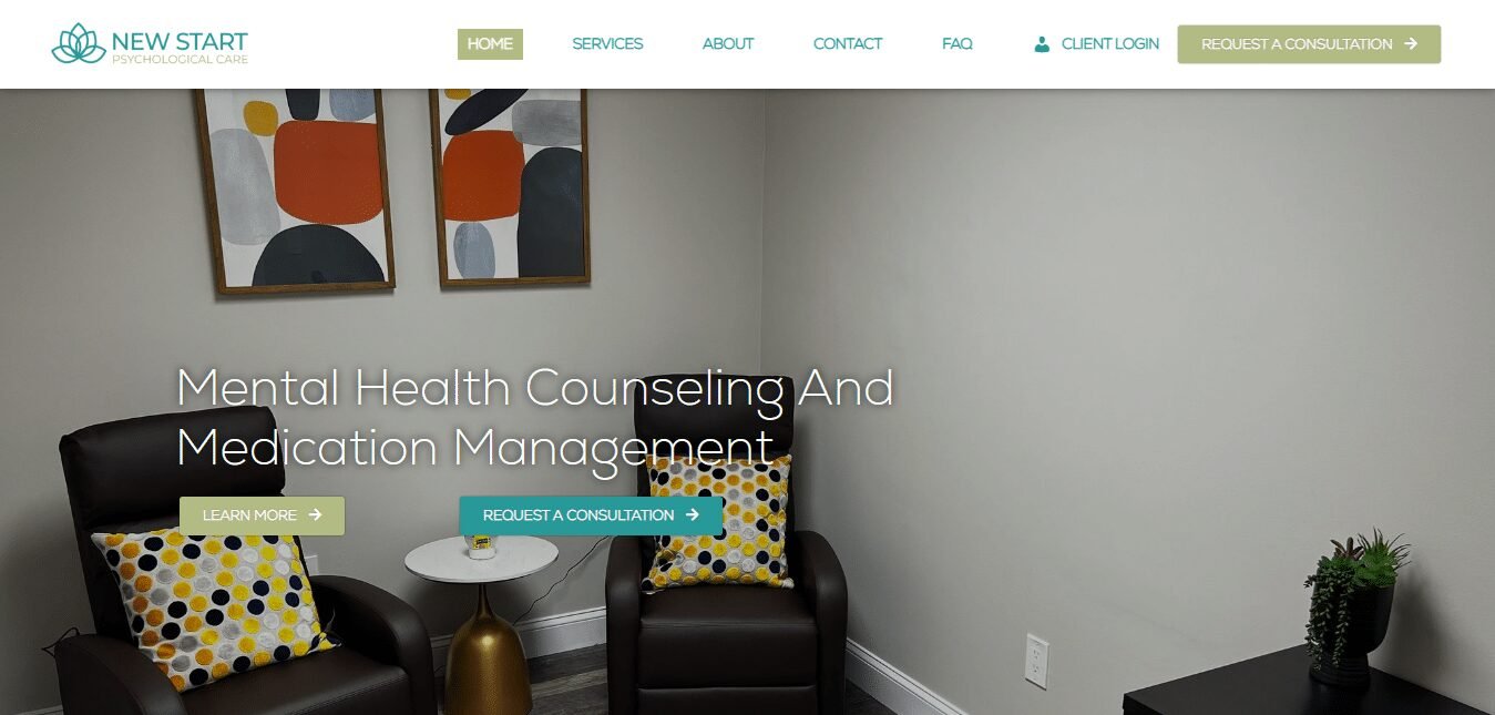 New Start Psychological Care Is a mental health Practice based in Holmdel New jersey.