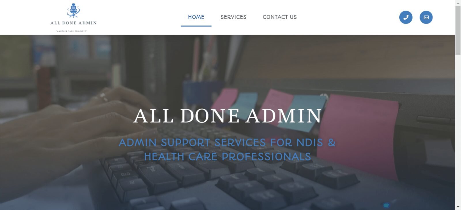 Admin support services business based in Lithgow, Australia