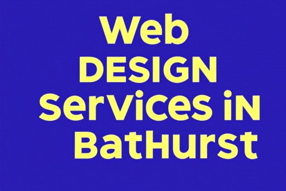 Web Design Services in Bathurst