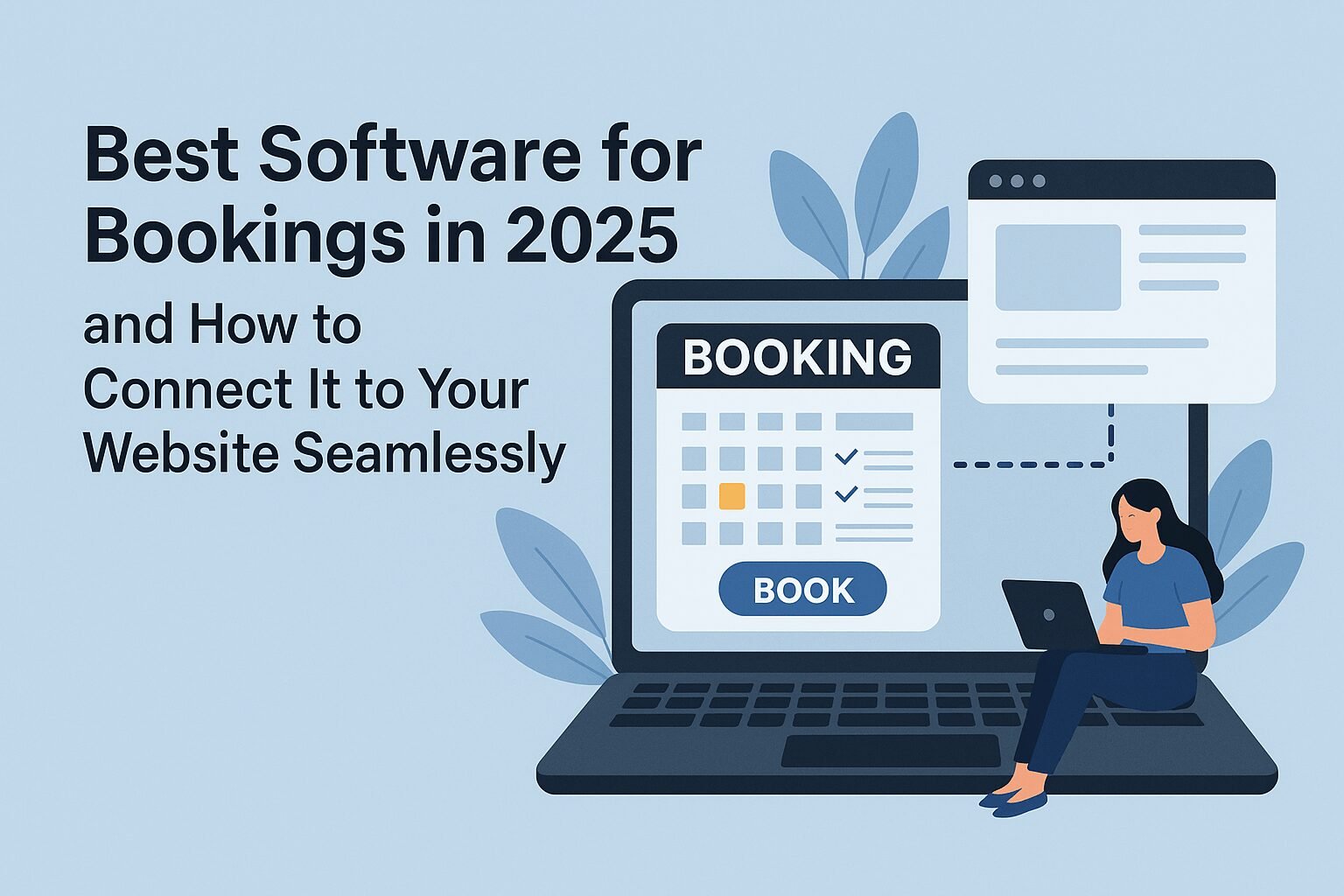 Best Software for Bookings in 2025 (And How to Connect It to Your Website Seamlessly)